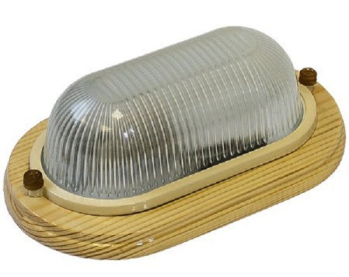 Светильник банный Свет НБО 04-60-011 УХЛ1 Е27 Овал Клен IP54 195х75мм картинка 